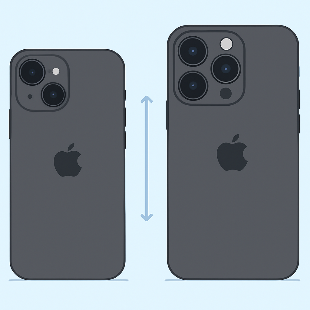 iPhone 16 Pro Max design comparison showing titanium frame and button layout
