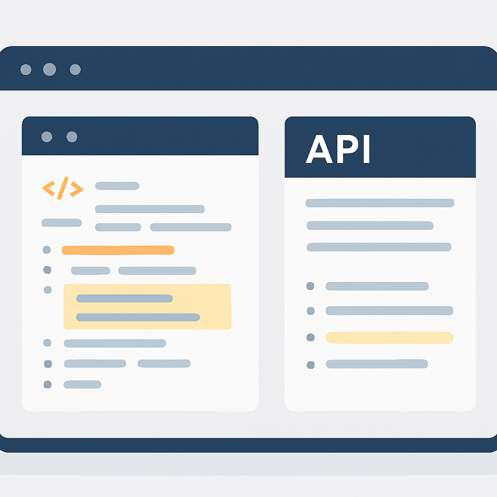 Technical documentation with highlighted important sections and code examples