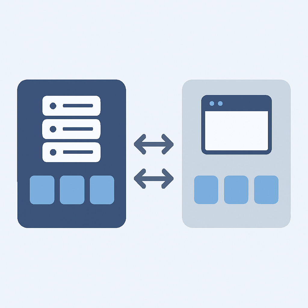 Server Components and Client Components architecture diagram