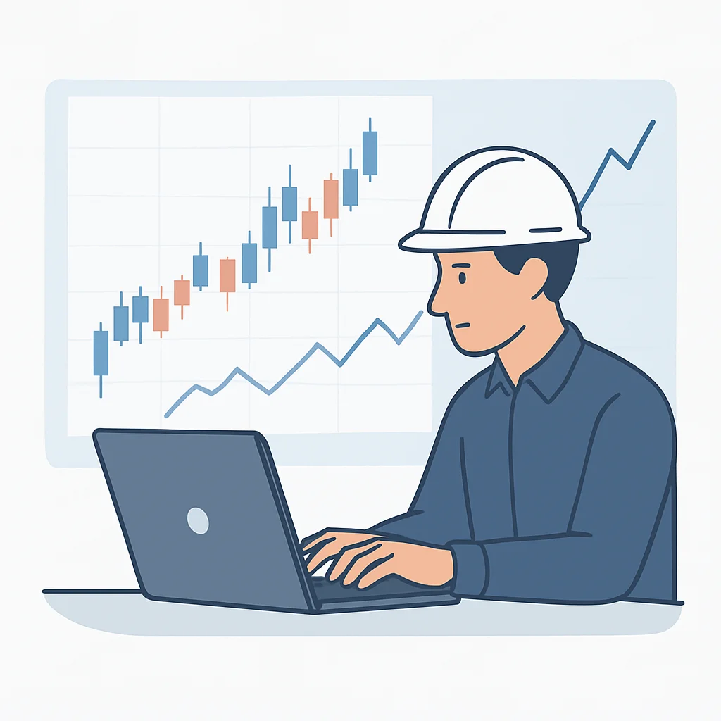 Busy engineer investing in high-dividend stocks