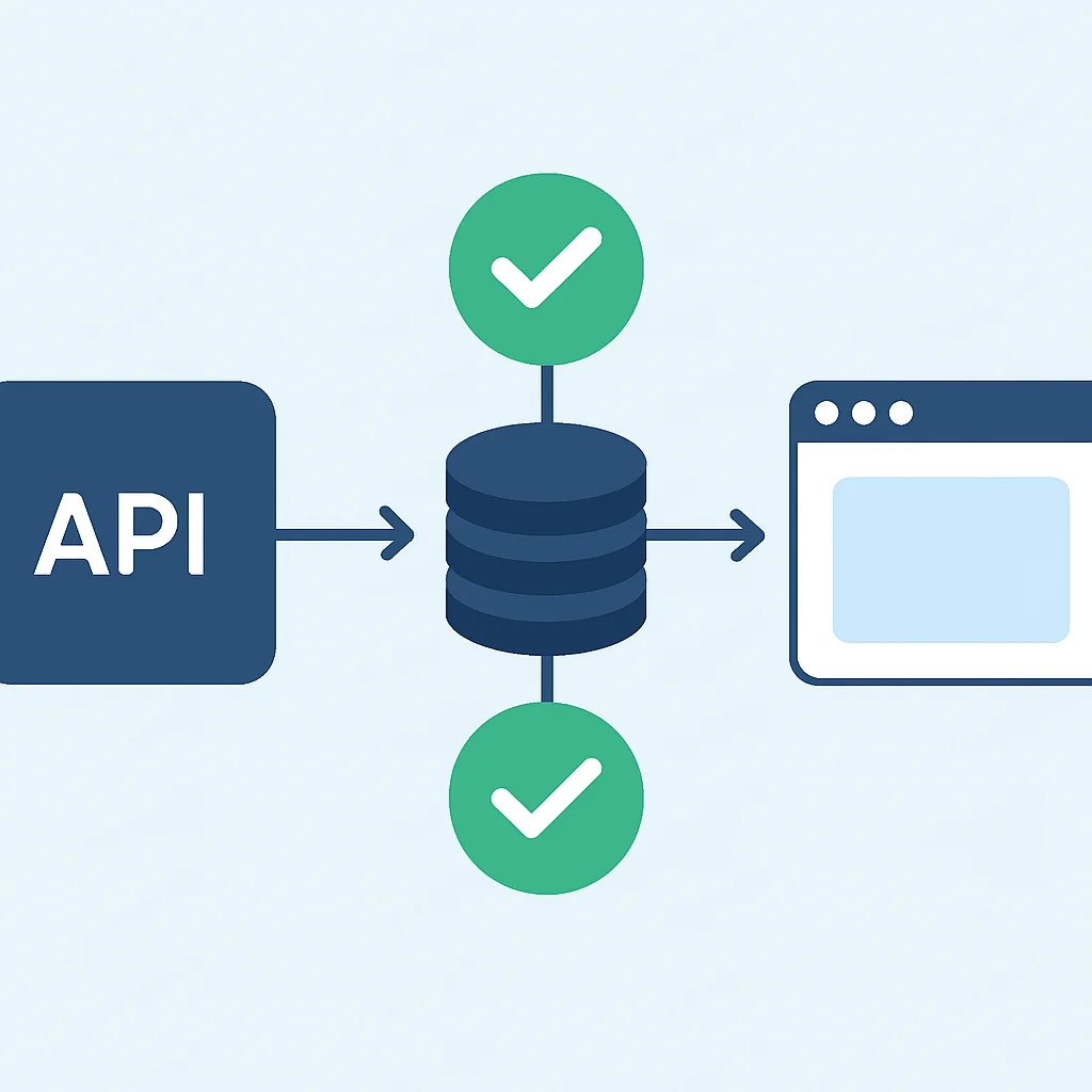 Data flow diagram with TypeScript and Zod validation points