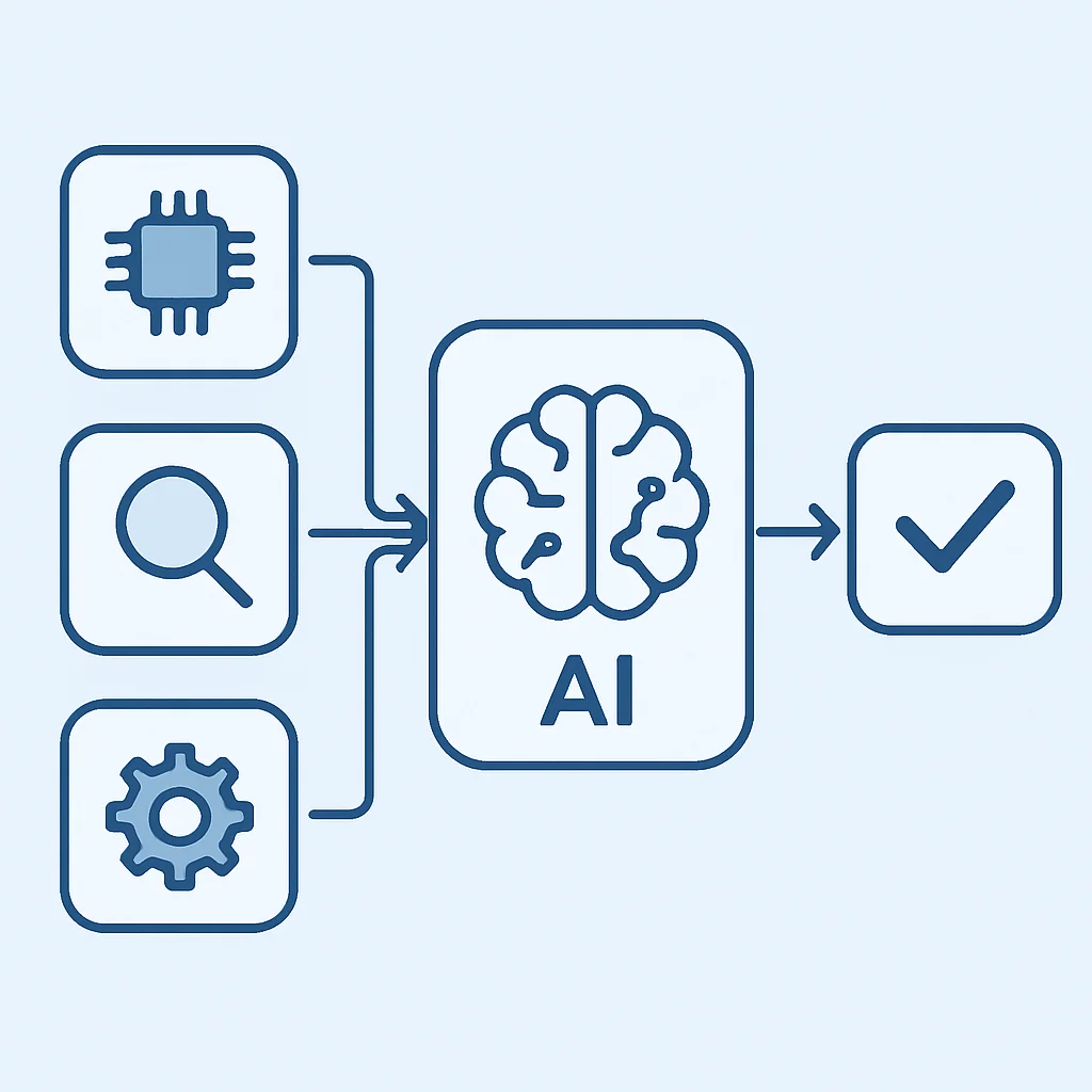 Modular AI system architecture with specialized models