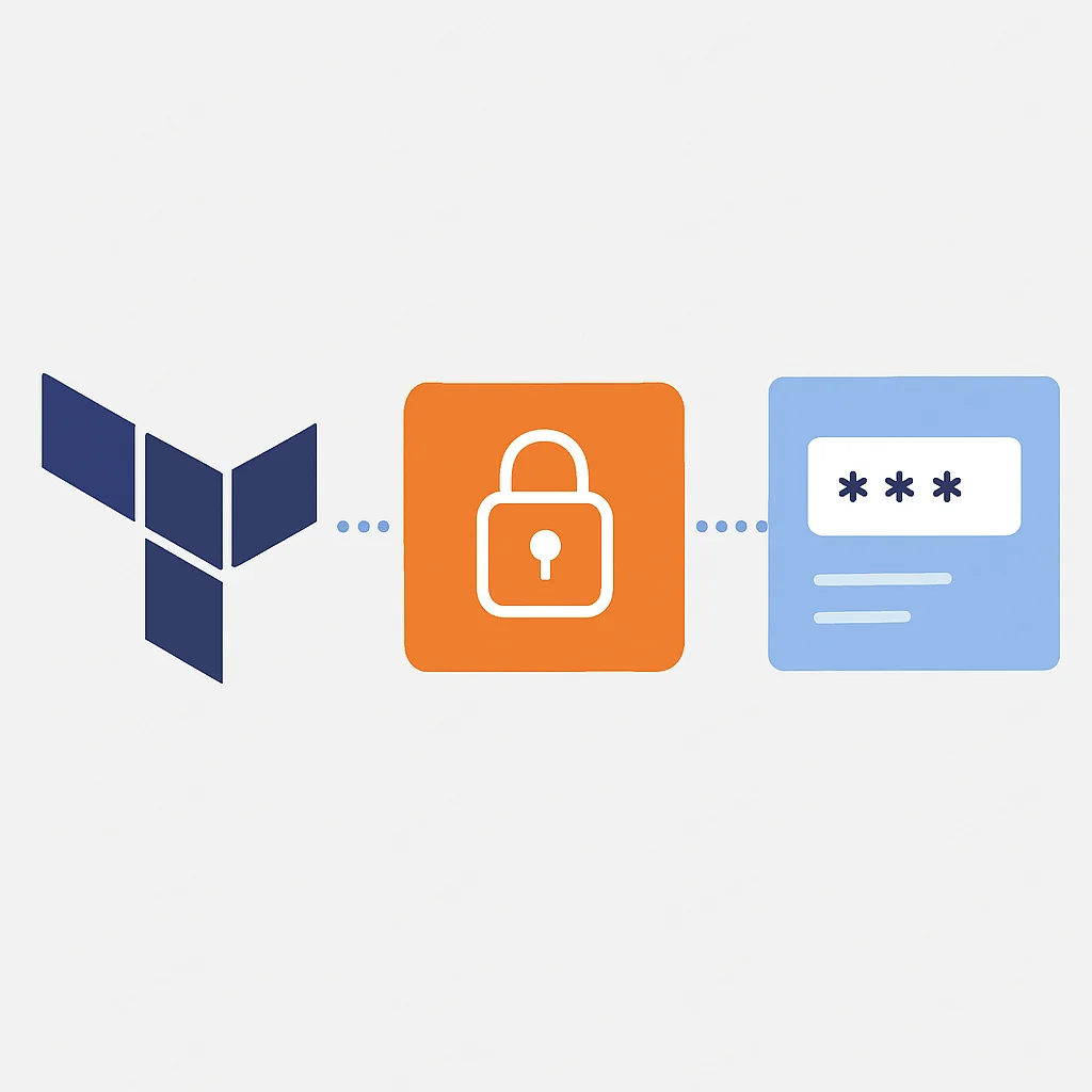 Secure Terraform credential management diagram