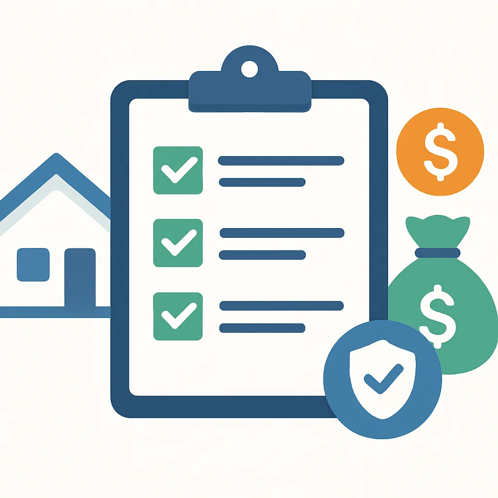 Post-home purchase financial review checklist