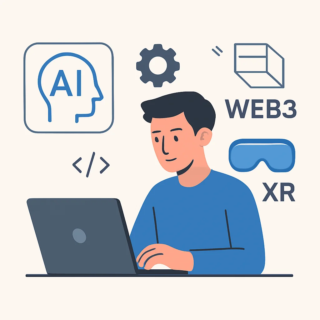 Developer learning and building with emerging technologies