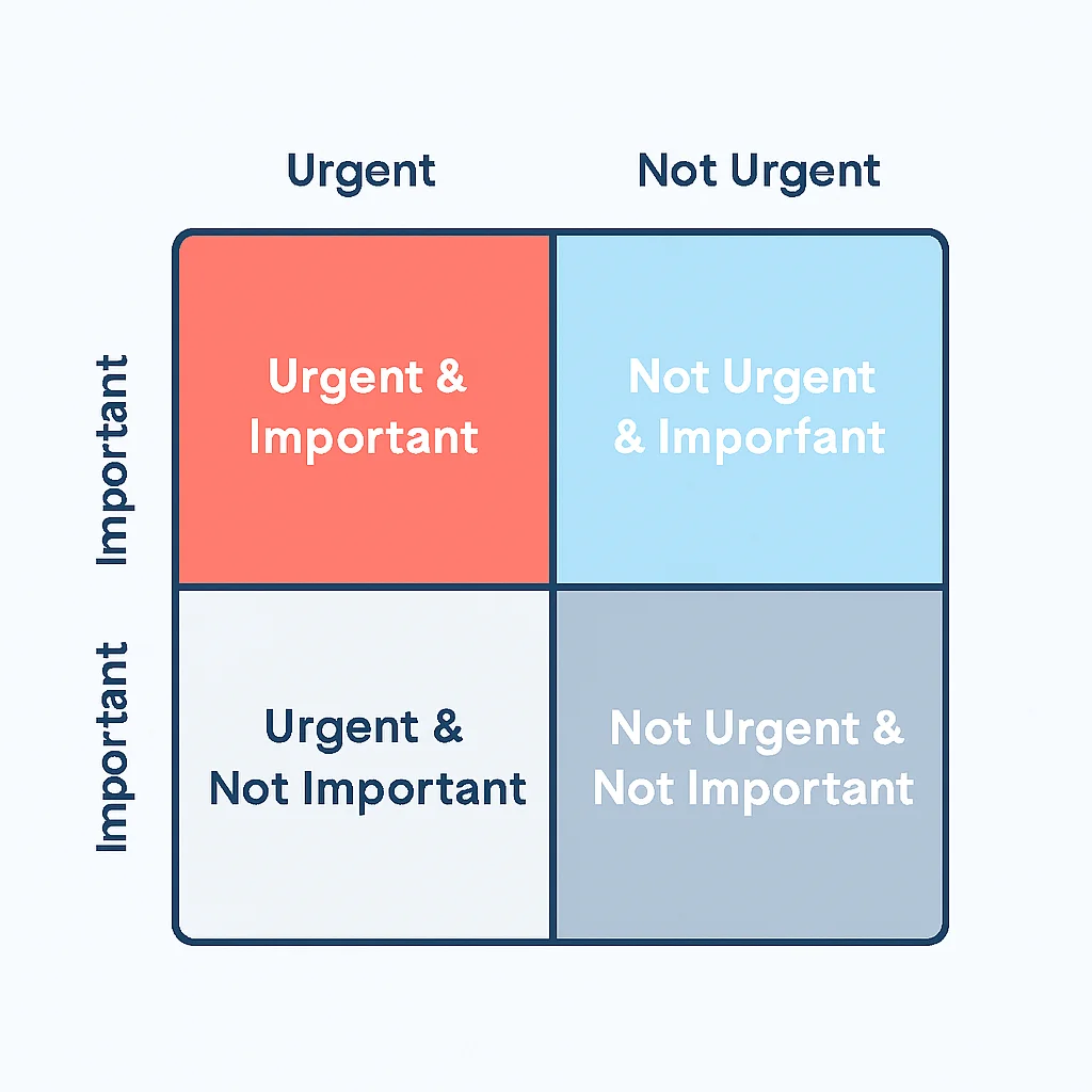 Task Prioritization Eisenhower Matrix