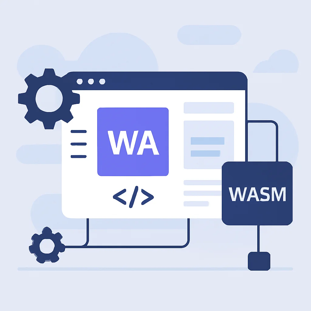 High-performance web app with Wasm modules