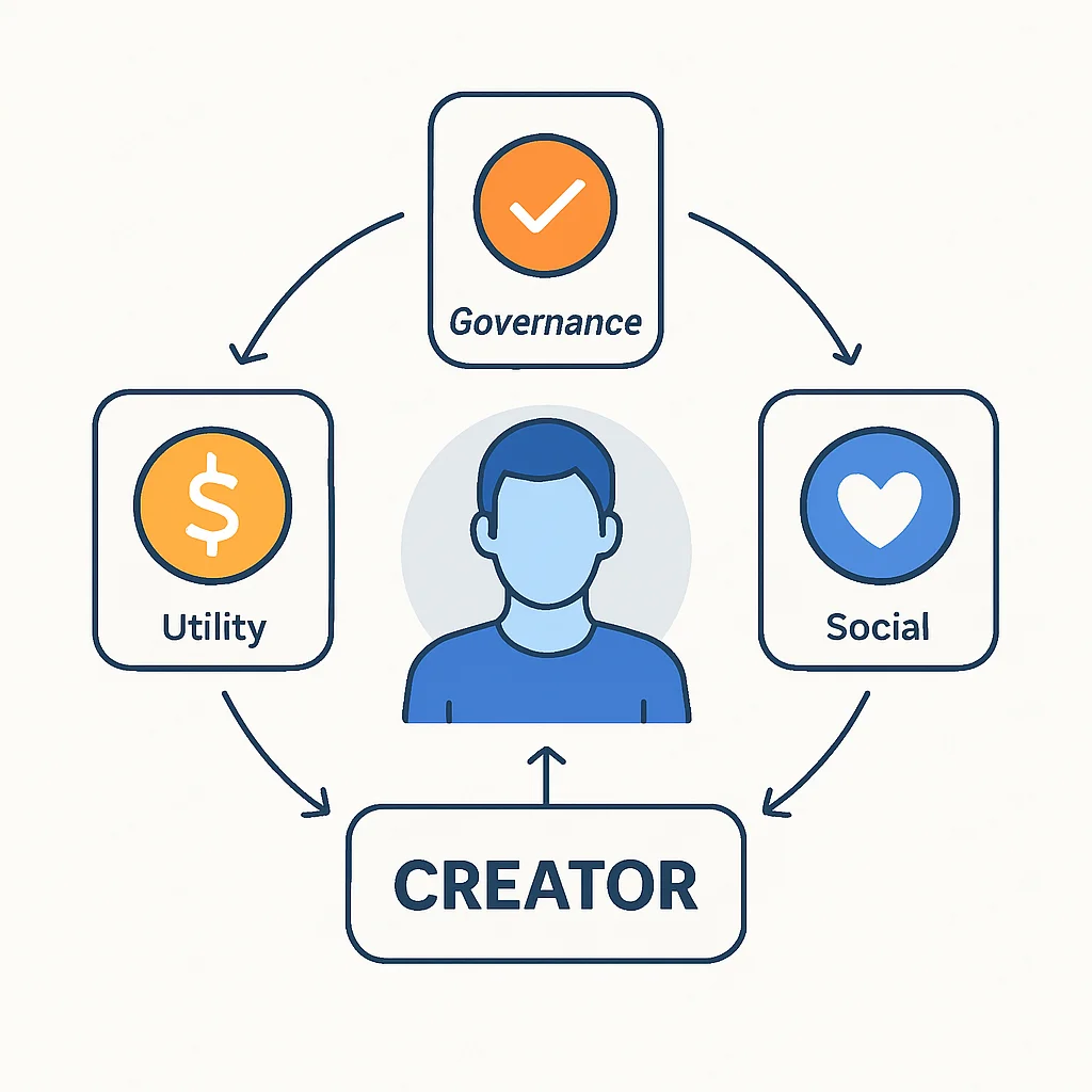 Token Economy Model Diagram
