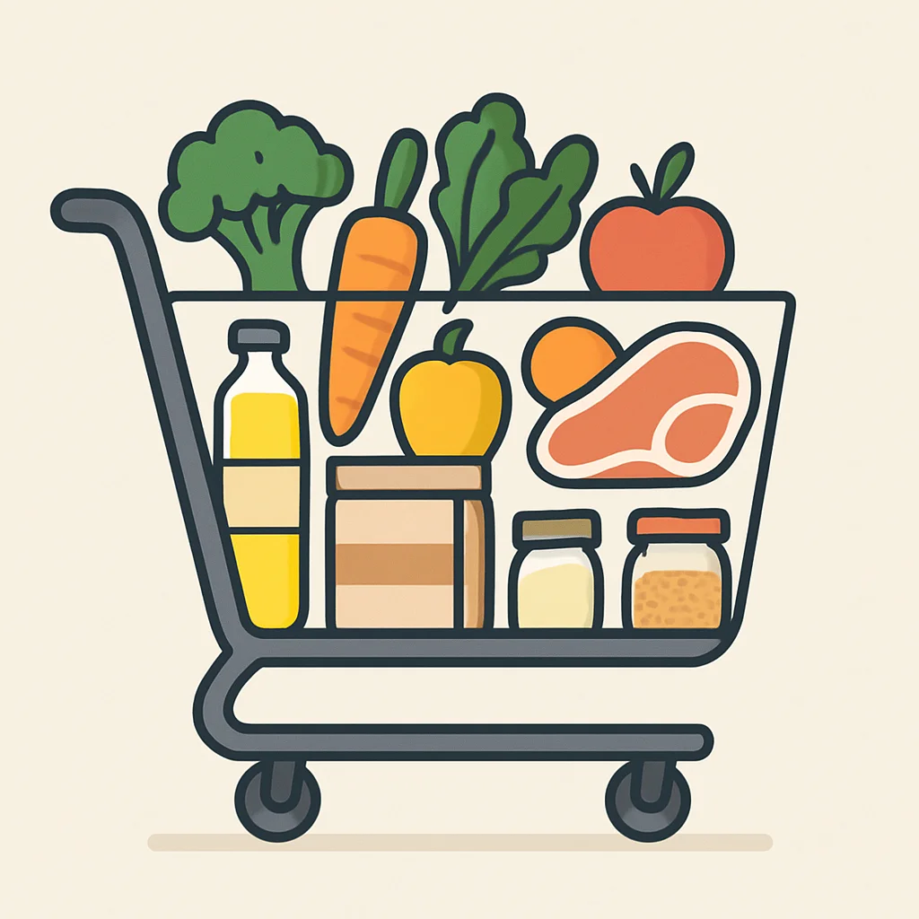 Smart grocery shopping cart
