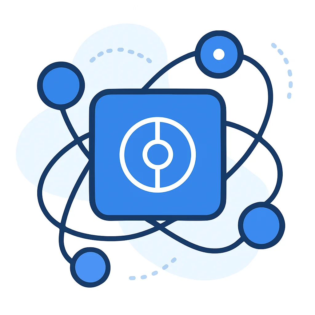 Quantum computing concept art