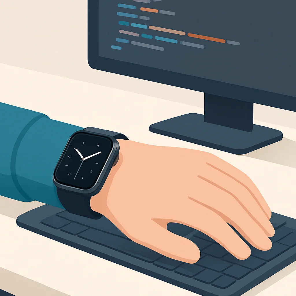 Apple Watch Series 12 on developer's wrist