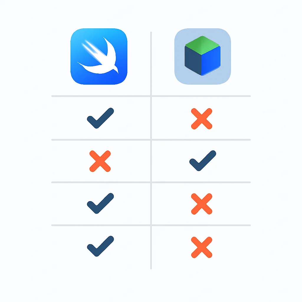 SwiftUI vs Jetpack Compose Feature Comparison