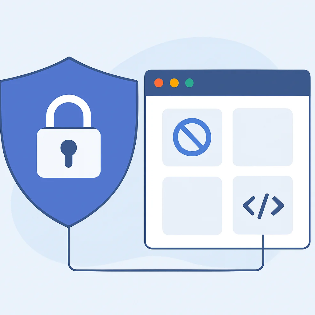 Security integration for no-code apps