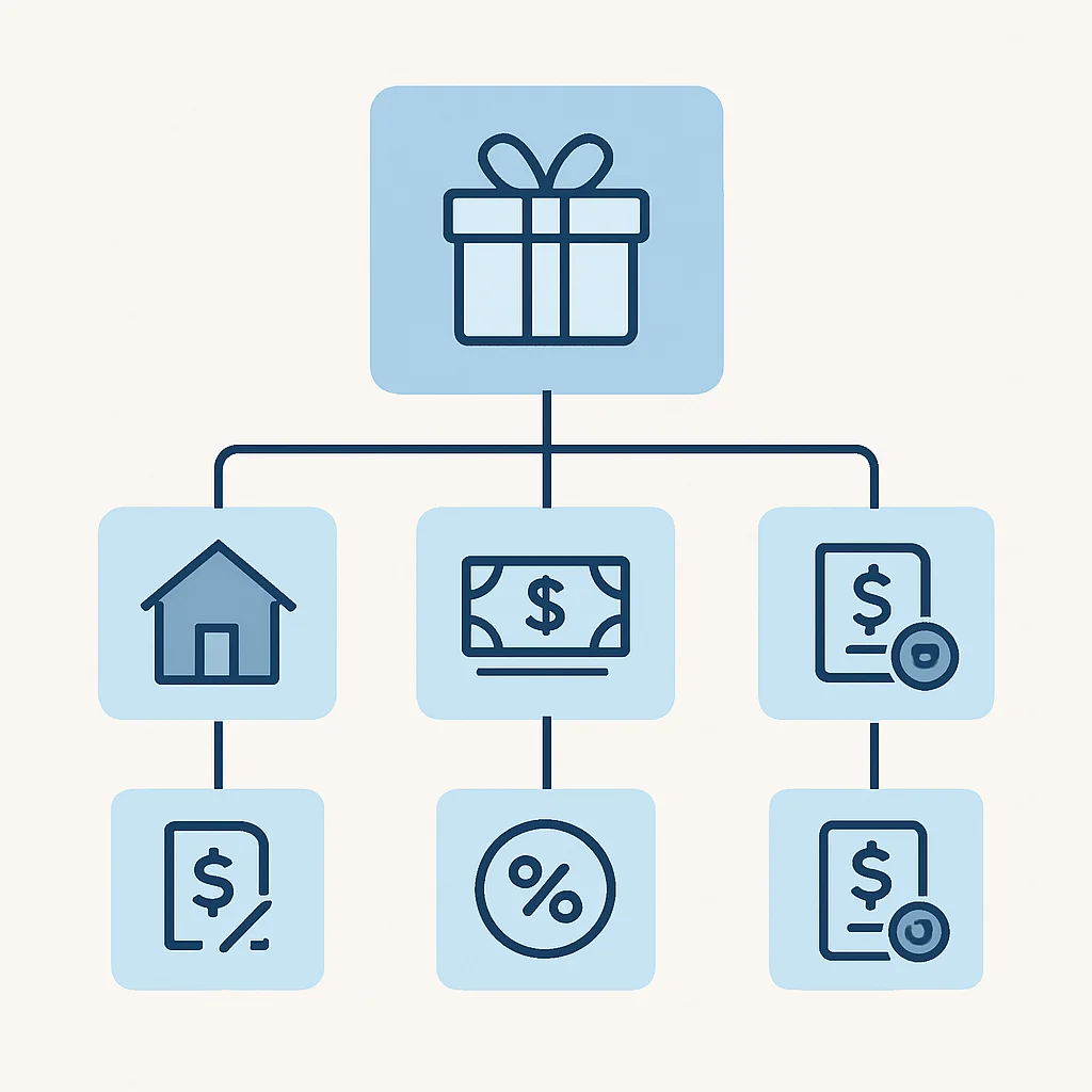 Lifetime gift tax strategies flowchart