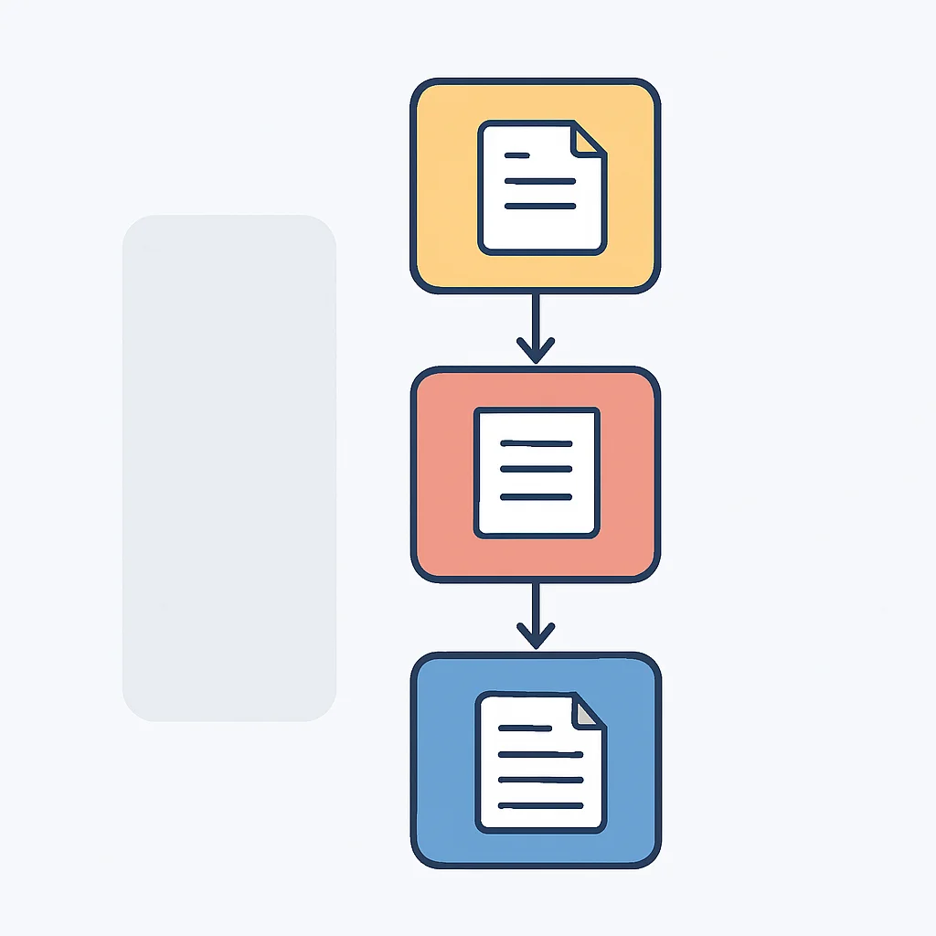 Three-pass reading method flowchart