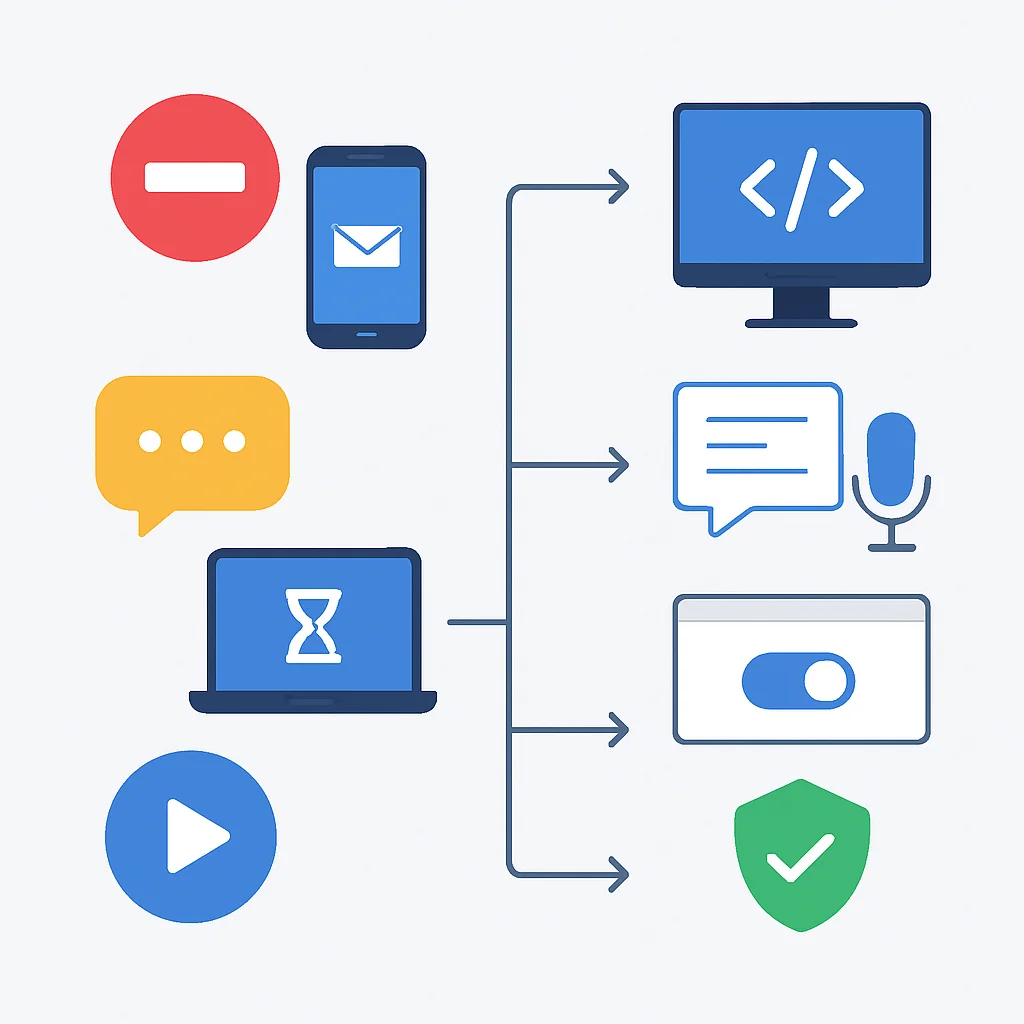 Developer Distraction Solutions Flowchart
