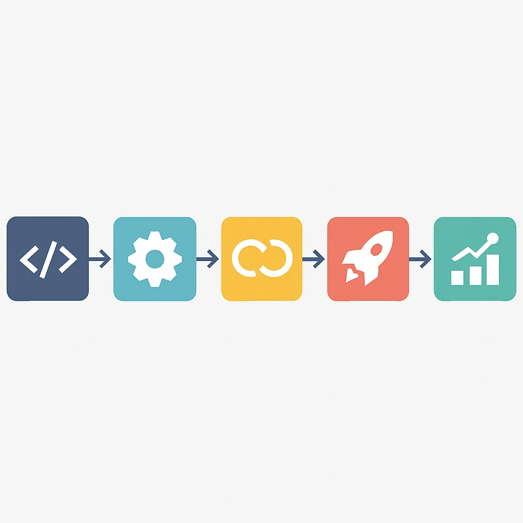 CI/CD Pipeline Stages Flowchart