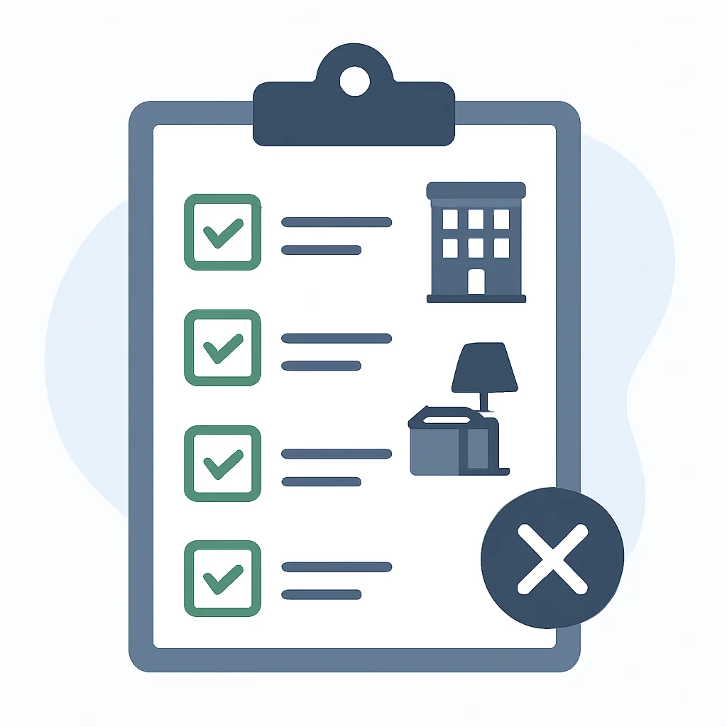 Apartment move-out checklist for dispute avoidance