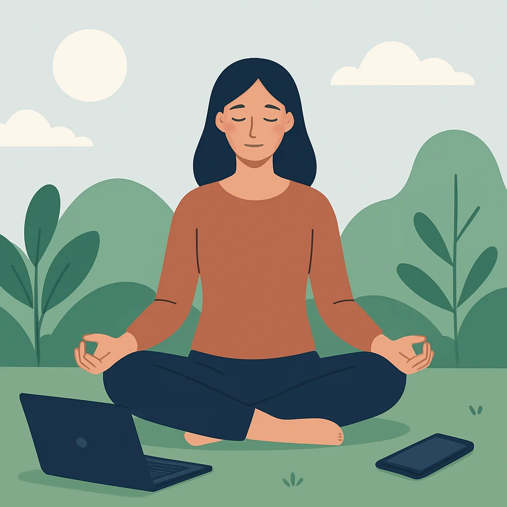 Digital detox and mindfulness for mental health