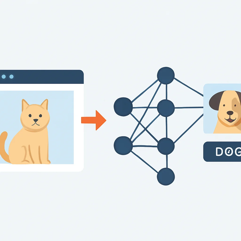 Adversarial attack illustration