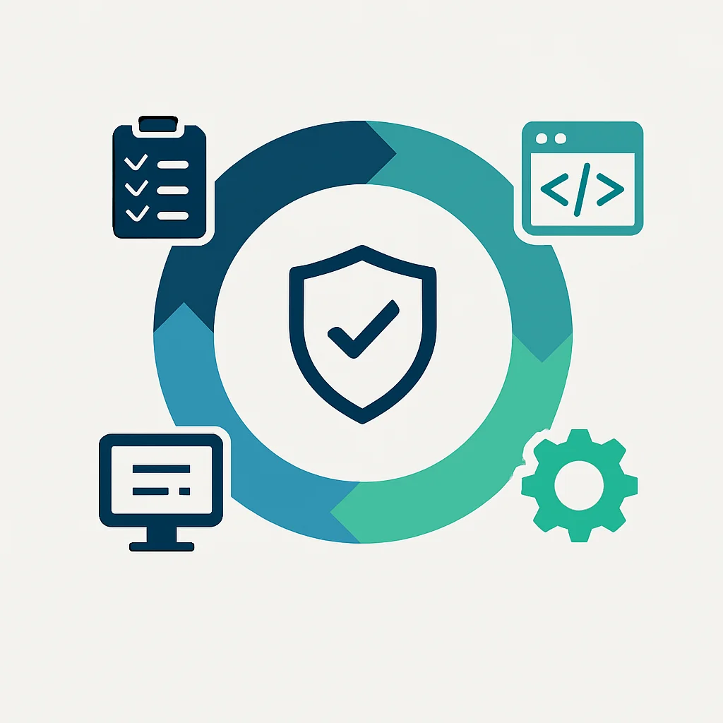 DevSecOps lifecycle diagram with security integration