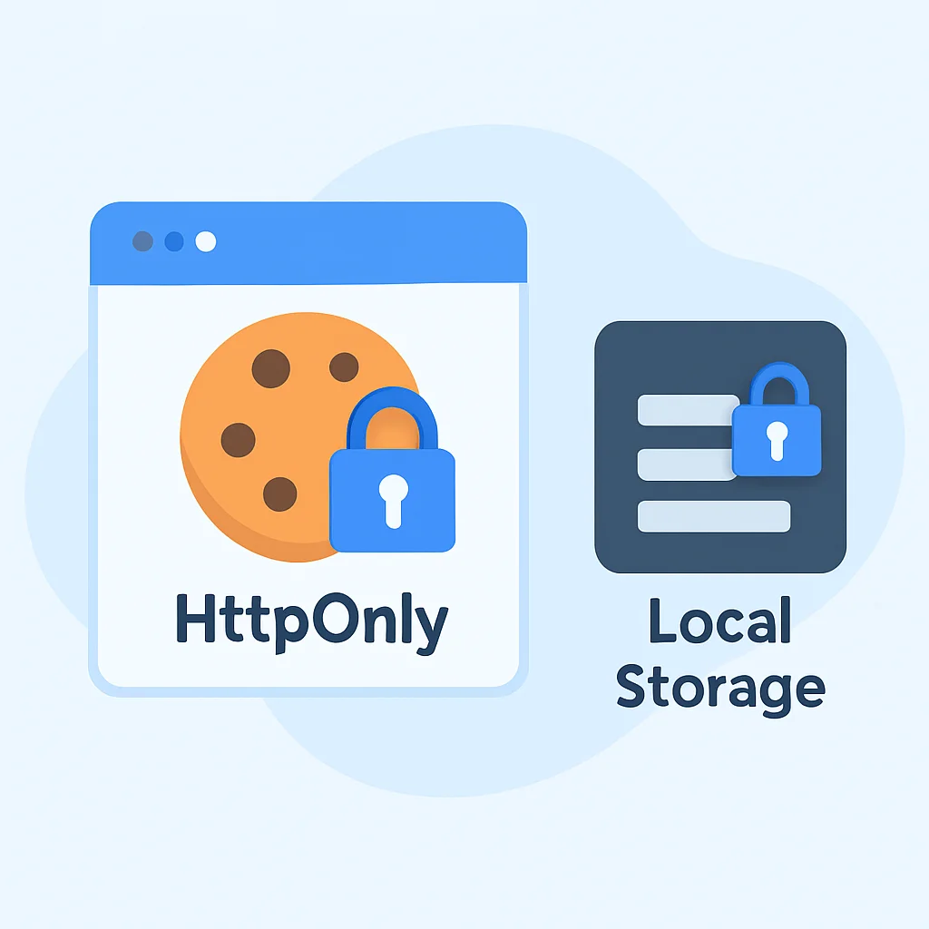 Secure Token Storage Methods Illustration