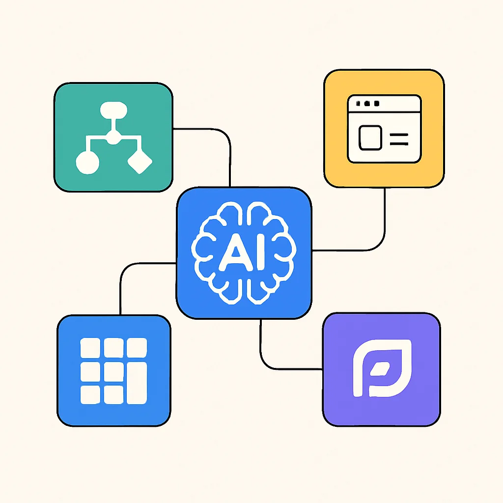 AI-powered no-code low-code ecosystem