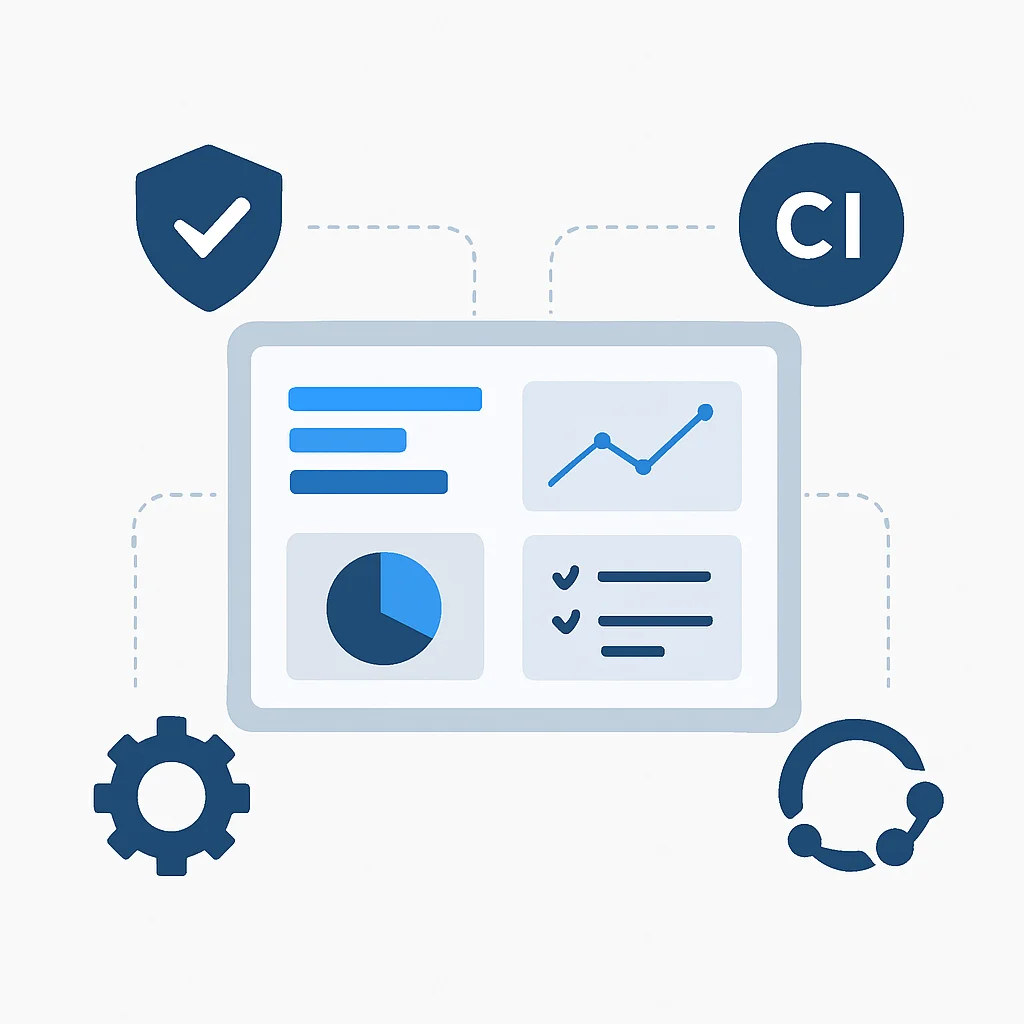DevSecOps tool integration dashboard