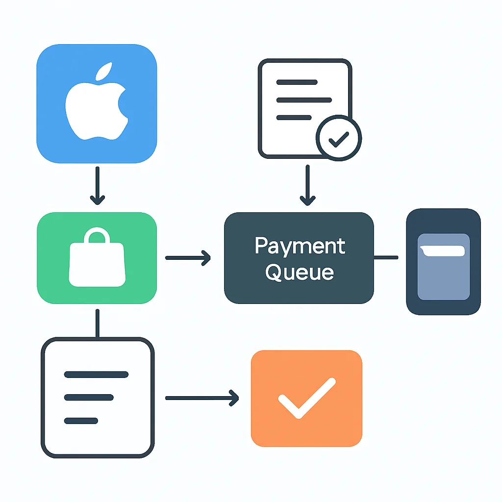 iOS StoreKit payment flow with receipt validation