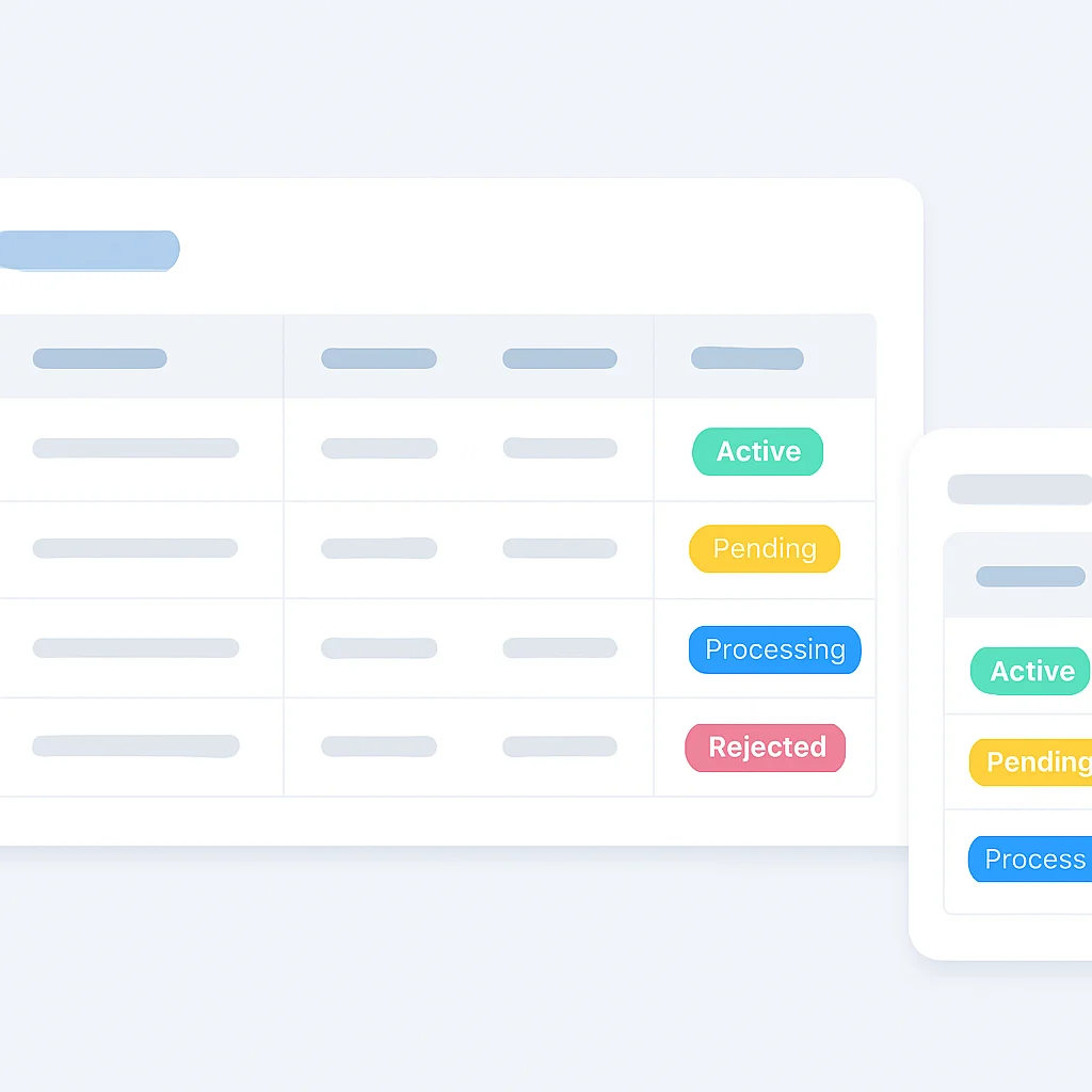 Tailwind CSS responsive table example