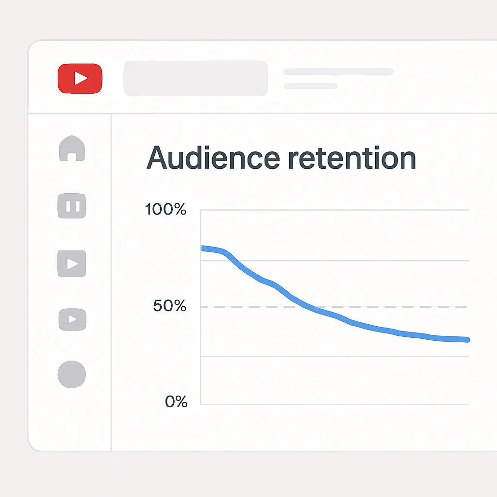 YouTube Studio Audience Retention Analytics Screenshot