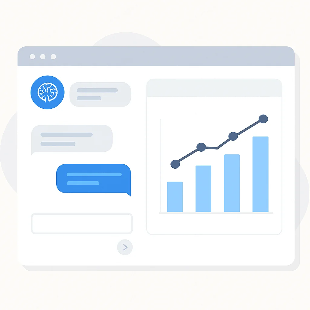 AI Data Analysis Assistant UI Mockup