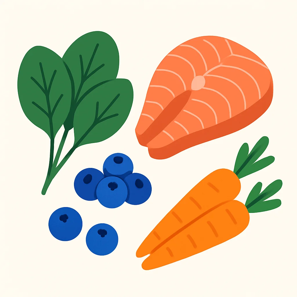 Healthy foods for eye health