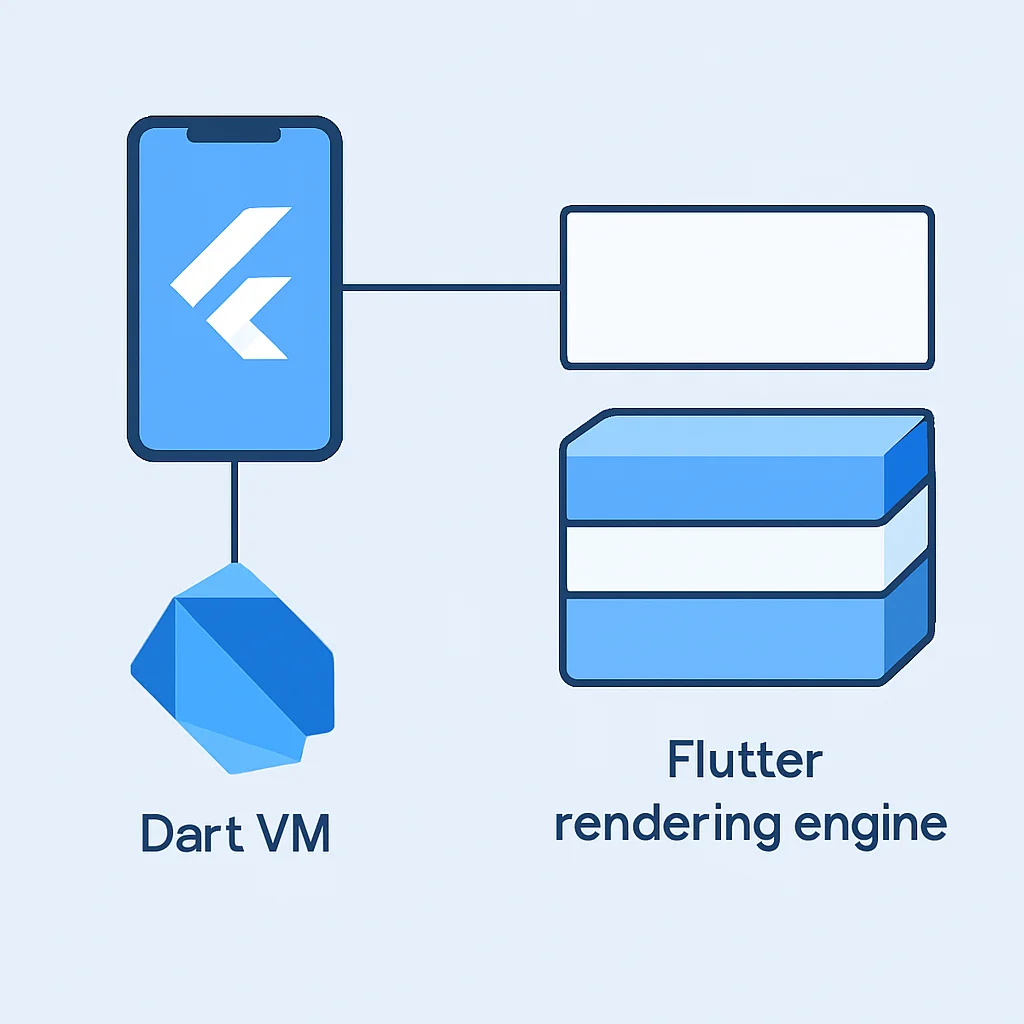Flutter architecture diagram
