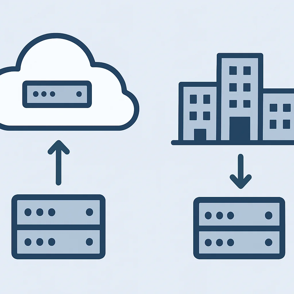 Cloud vs Edge Computing Architecture Diagram