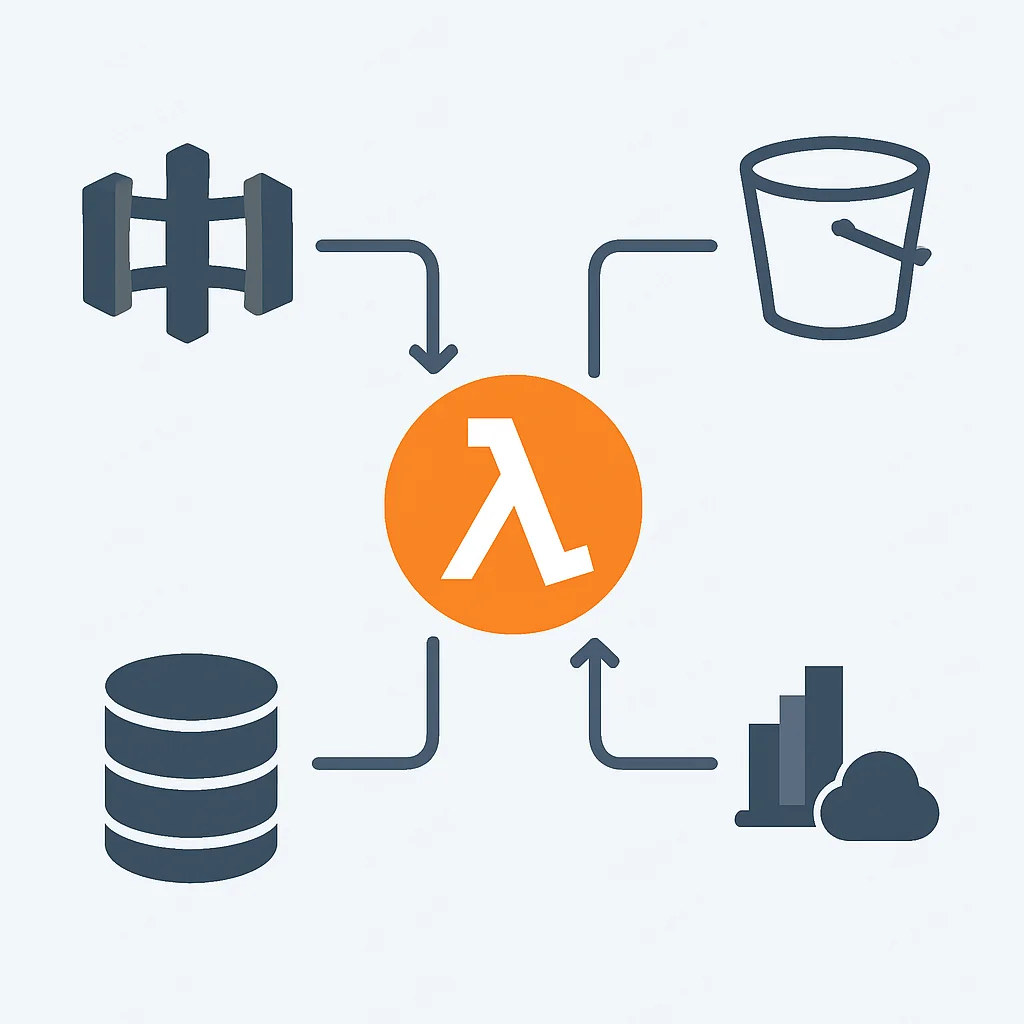 AWS Lambda integrated architecture diagram