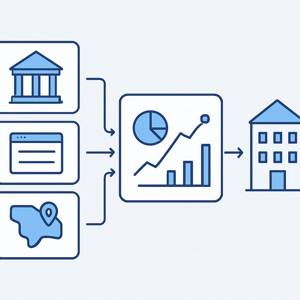 Data analysis architecture for real estate investment