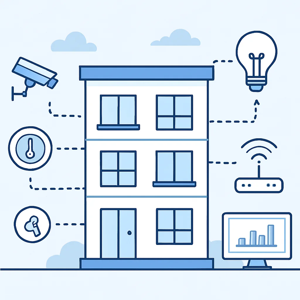 IoT-enabled apartment building management system