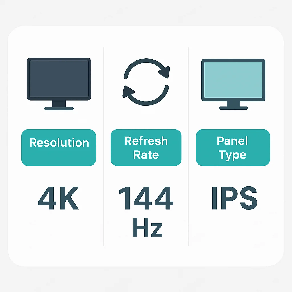 Ultra-wide monitor specifications comparison