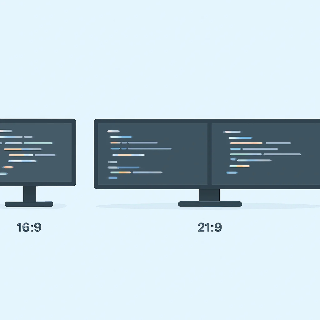 Aspect ratio comparison for developers