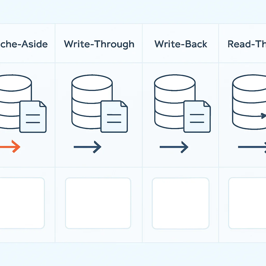 Caching strategies comparison table