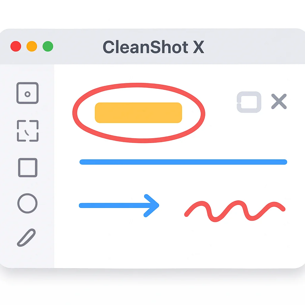 CleanShot X annotation interface