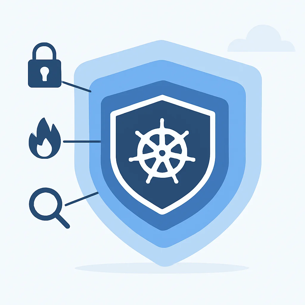 Multi-layered Kubernetes Security Diagram