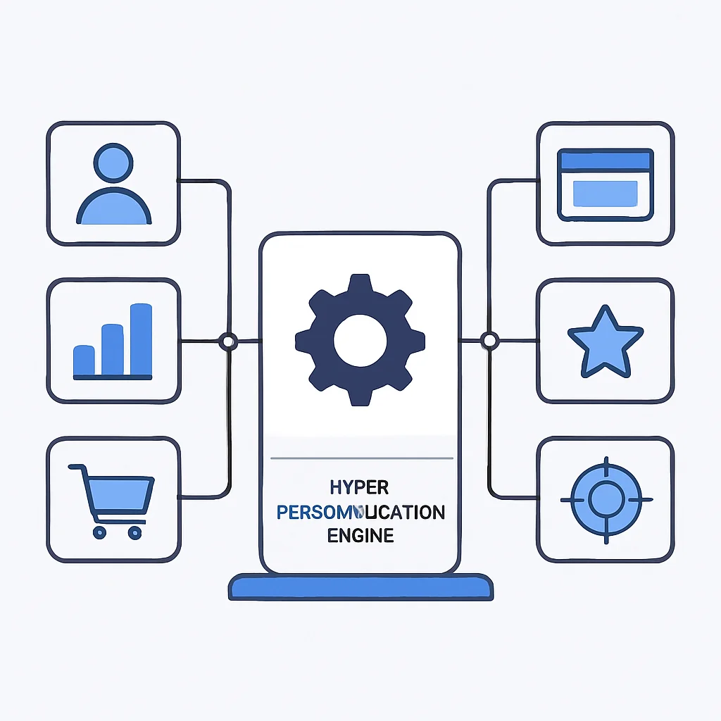 Hyper-personalization engine architecture diagram