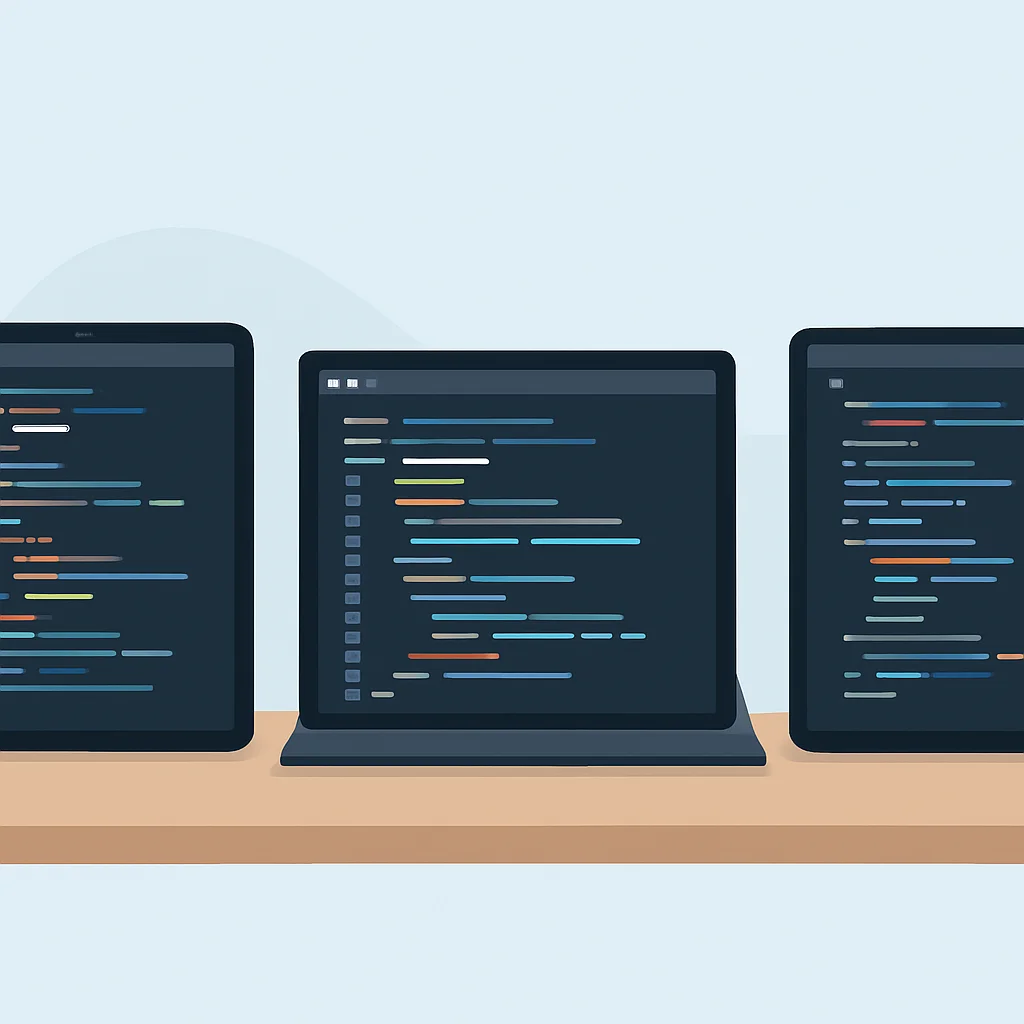 Tablets for developers comparison illustration
